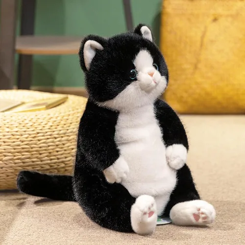 Miniatura 9 de PEACH CAT Basset Hound - Animal de peluche de perro de 14 pulgadas, lindos peluches de peluche suave, regalos para niños, marrón