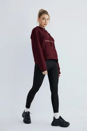 Miniatura 5 de Women's Thin Tunic Hoodies Long Sleeve Zip Up Sweatshirts Pullover Blouse Tops