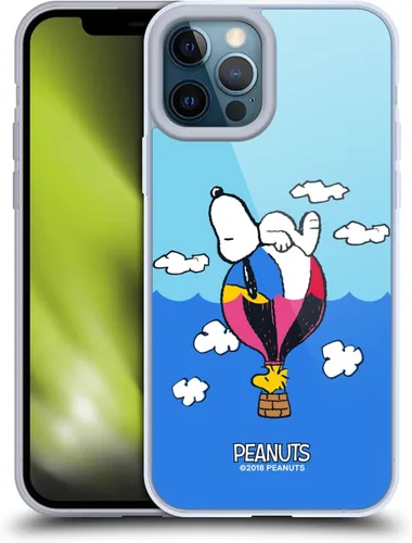 Miniatura 343 de Head Case Designs Funda de gel con licencia oficial de Peanuts Snoopy & Woodstock Halfs and Laughs [protección de grado militar] compatible