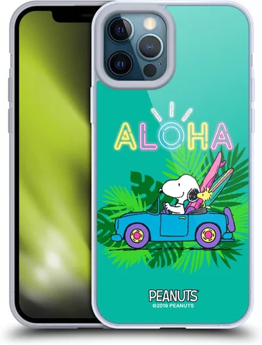Miniatura 54 de Head Case Designs Peanuts Tropical Surf Snoopy Aloha Disco Gel Funda con licencia oficial [protección de grado militar] compatible con Apple iPhone