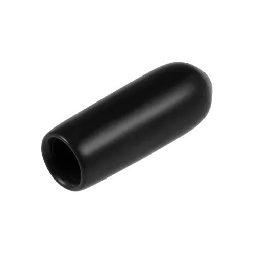 Miniatura 38 de uxcell 80 tapas de goma de 0.551 in de vinilo de identificación redonda tapa tapa de rosca de tornillo protectores negro
