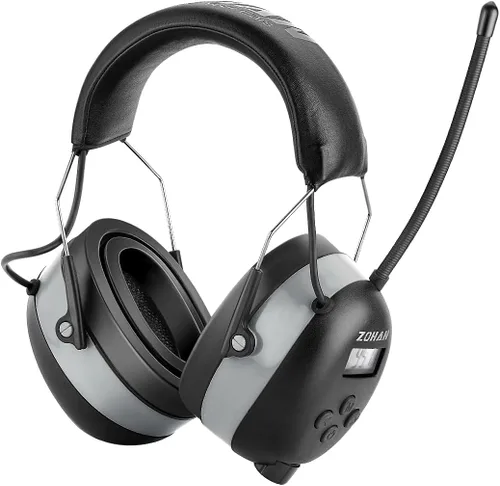 Miniatura 11 de ZOHAN AM/FM Radio Headphone with Digital Display,Ear Protection Noise Reduction Earmuffs,Comfortable Hearing Protector