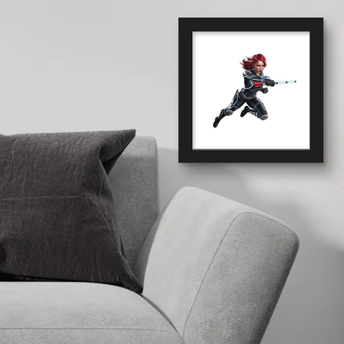 Miniatura 4 de Trends International Gallery Pops Marvel Comics Avengers - Póster de pared de viuda negra, 12 x 12 pulgadas, versión enmarcada en negro