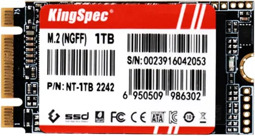 Miniatura 9 de KingSpec NT Series M.2 2242 SSD SATA de 128 GB - No compatible con NVMe Socket, unidad interna de estado sólido Sata 3 de 6 Gb/s, para Ultrabook
