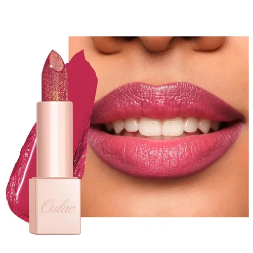 Miniatura 23 de Oulac Lápiz labial hidratante de coral para mujeres Bálsamo labial tintado infundido con ácido hialurónico sódico, maquillaje de labios ligero, PG04