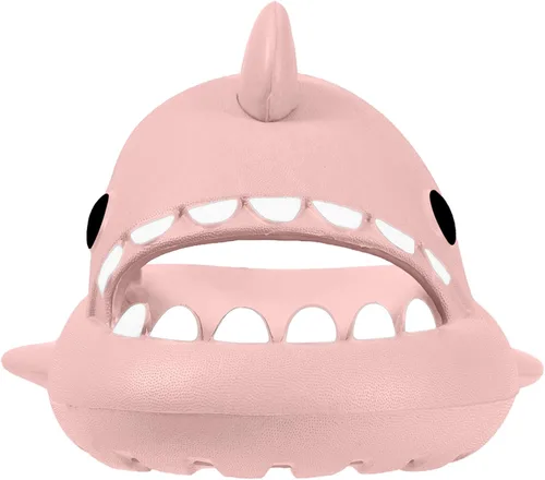 Miniatura 2 de Sandalias de tiburón para niños y niñas, pantuflas de ducha con forma de nube, bonitas sandalias de punta abierta con dibujos animados, suela