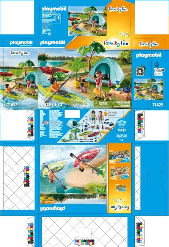 Miniatura 7 de Playmobil Acampada con kayaks