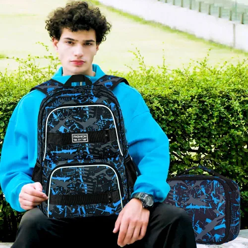 Miniatura 2 de Mochila para laptop, 16 pulgadas, bolsa escolar y bolsa de almuerzo, mochilas resistentes al agua para adolescentes, niñas, mujeres, estudiantes