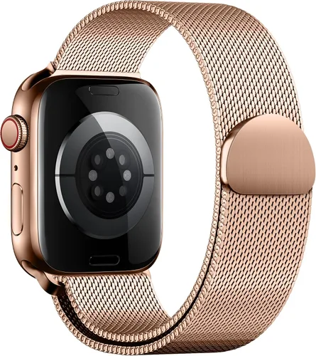 Miniatura 17 de QOKNUL Compatible con correas de Apple Watch de 1.929 in, 1.811 in, 1.772 in, 1.732 in, 1.654 in, 1.614 in, 1.575 in, 1.496 in, correa de malla