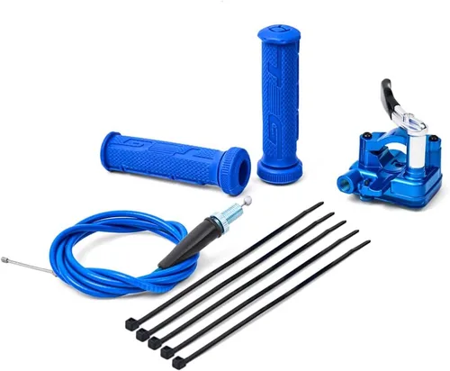 Miniatura 6 de PUCKY Nuevo ensamblaje de manija de acelerador con cable de aceleración de pulgar de 7/8 pulgada y 22 mm para ATV Quad Go Kart TaoTao Pit Bike