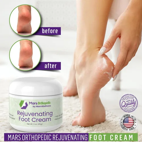 Miniatura 6 de Mars - Crema ortopédica rejuvenecedora para pies secos y agrietados, loción para pies diabéticos – Crema hidratante natural de acción rápida