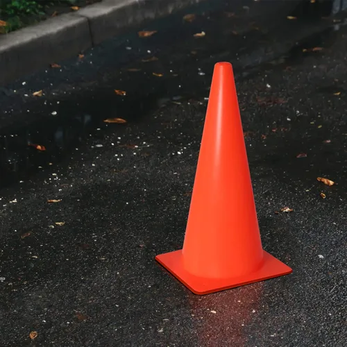 Miniatura 4 de Conos deportivos de entrenamiento de tráfico de 12 pulgadas, [paquete de 10] conos de seguridad naranjas, conos de baloncesto de fútbol