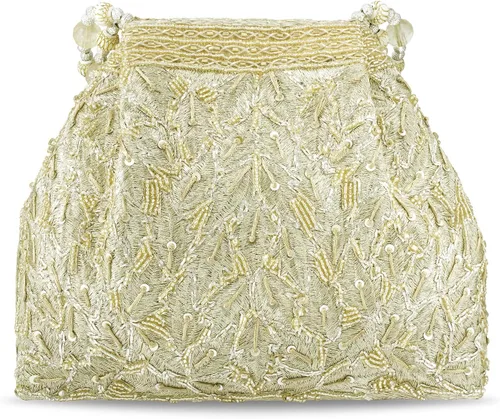 Miniatura 5 de Bolsas indias Potli para mujer, bolso de noche embrague étnico para novia