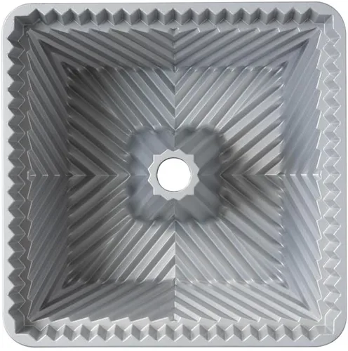 Miniatura 7 de Nordic Ware Bundt Sartén cuadrada, capacidad de 10 tazas, grafito