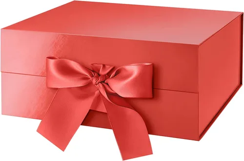 Miniatura 42 de HAPPY POTATO Caja de regalo grande con tapa y cinta, caja de propuesta de padrino, caja de regalo magnética para regalos