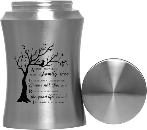 Miniatura 6 de Urna decorativa de cremación para cenizas humanas, grande de hasta 220 libras, urna funeraria decorativa de memoria grande para cenizas masculinas