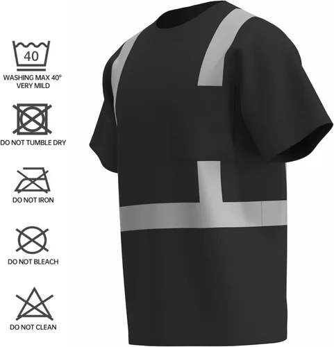 Miniatura 5 de caparazon Camisa de seguridad de alta visibilidad, camiseta reflectante ANSI/ISEA Clase 2