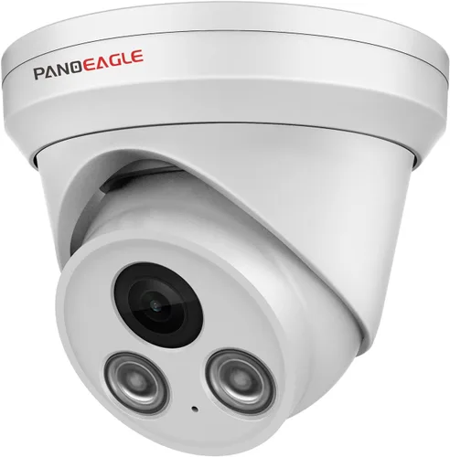 Miniatura 10 de PANOEAGLE Cámara POE a todo color de 8 MP, cámara IP de torreta para exteriores con micrófono, cámaras de seguridad 4K, detección de humanos