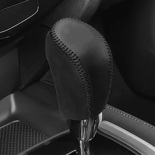 Miniatura 12 de XITER Cubierta de Perilla de Palanca de Cambios Automática de Cuero, Fundas Protectoras de Palanca de Cambios para Nissan Rogue 2014 2015 2016