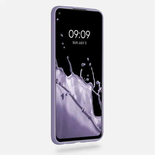 Miniatura 2 de kwmobile Funda compatible con Xiaomi Redmi Note 9 - Funda protectora delgada de TPU para teléfono - Acabado mate suave - Morado violeta