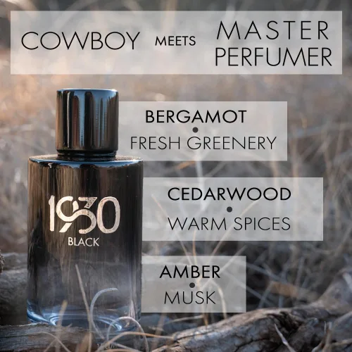 Miniatura 3 de STS Ranch - Colonia negra para hombre, fragancia audaz y resistente con bergamota, madera de cedro, ámbar y almizcle, colonia de vaquero, aroma