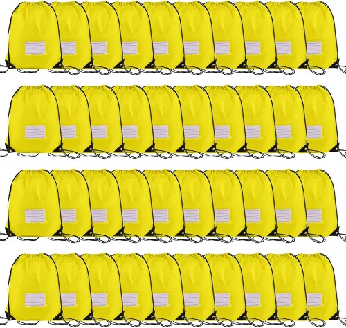 Miniatura 48 de CODOBON Paquete de 20 bolsas con cordón, mochila de cuerda de dibujo a granel, bolsa de bricolaje para gimnasio, deportes, bolsa para mujeres