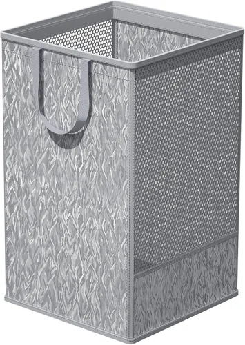 Miniatura 13 de NPET Cesta de lavandería plegable de 27 litros con material impermeable de PEVA, bolsa de almacenamiento para ropa, dormitorio y hogar Bandera