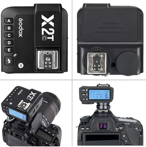 Miniatura 3 de GODOX X2T-C TTL Trigger Flash para Canon EOS Cámaras 1/8000s HSS TTL Función Manual Disparador con paño limpio