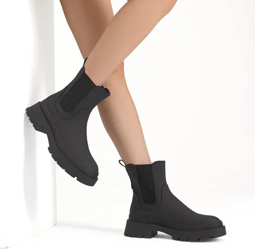 Miniatura 6 de DREAM PAIRS Botas de plataforma Chelsea para mujer