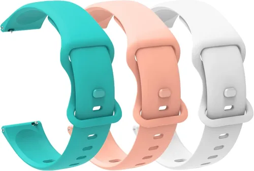 Miniatura 7 de Lamshaw Correa de reloj inteligente compatible, correas de repuesto deportivas de silicona para TOOBUR IDW13 1.8" Smart Watch y más Negro