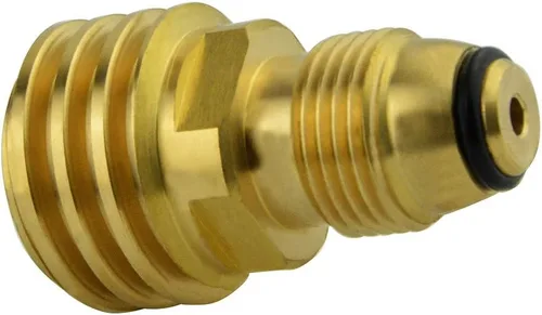 Onlyfire Adaptadores de tanque de propano de ajuste universal: convierte la válvula de servicio POL del tanque LP en salida QCC1 (tipo 1)