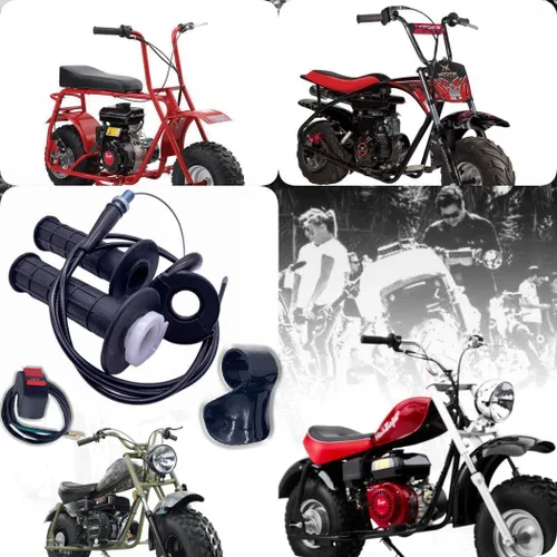 Miniatura 7 de Auto-Moto Twist - Juego de empuñaduras de carcasa de cable de acelerador para mini bicicleta, Pit Bike Dirt Bike MOTOVOX MBX10 MBX11 y Warrior MB165