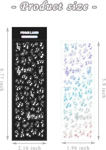 Miniatura 6 de 24 hojas de calcomanías holográficas Kpop, calcomanías coreanas para fotocartas, autoadhesivas, con purpurina transparente, estrellas, lunas, Color-a