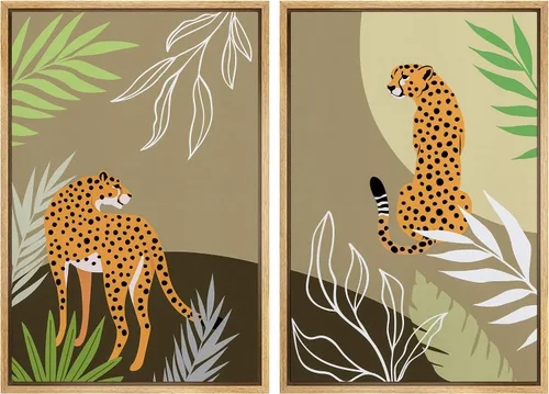 Miniatura 78 de MUDECOR Lienzo enmarcado para pared, bosque brumoso, reflejos, paisaje tranquilo, ilustraciones modernas, arte decorativo, bohemio, tranquilo/zen