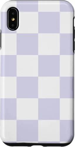 Miniatura 11 de Cute Pastel Lavender Off White Checker Pattern Design Case for iPhone 17