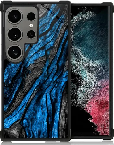 Miniatura 28 de CARLOCA Funda compatible con Samsung Galaxy S22 Ultra, diseño gráfico de Star Howling Wolfs Samsung Galaxy S22 Ultra, diseño gráfico, a prueba
