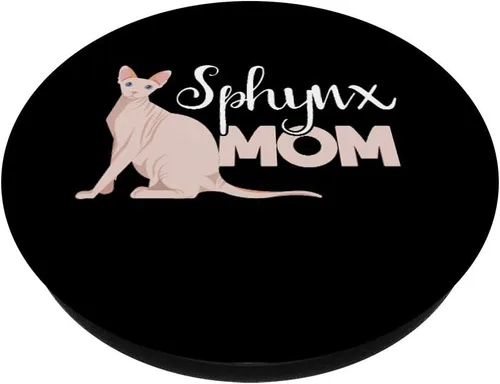 Miniatura 2 de Sphynx Slogan - Soporte y agarre para teléfonos y tabletas, Negro