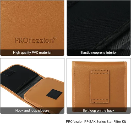 Miniatura 8 de PROfezzion Kit de filtro de estrella de 2.835 in, 3 piezas de filtro Starburst ajustable para Nikon Z6 Z6II Z7 Z7II con lente Z 0.945-2.756 in f4