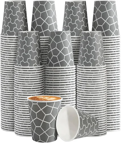 Miniatura 12 de Paquete de 180 tazas de café de 16 onzas, tazas de café desechables de papel caliente de 16 onzas, taza de café de papel aislada para bebidas frías
