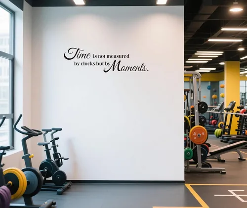 Miniatura 5 de Calcomanías de pared con citas inspiradoras, el tiempo no es medido por relojes, sino por momentos, motivación y frase de motivación, vinilo