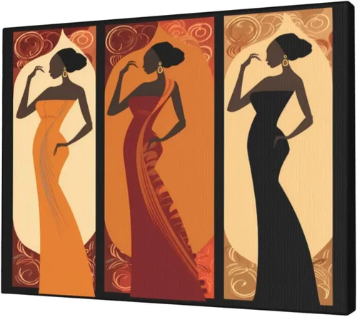Miniatura 12 de hsbolediy Lienzo decorativo personalizado para pared de sala de estar, dormitorio, pareja, familia, bricolaje, pintura, pared, 12 x 16 pulgadas