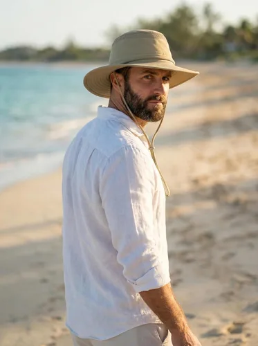 Miniatura 3 de Sombrero de ala ancha Cimarron Safari para mujeres y hombres – UPF 50+ sombrero de pesca al aire libre sombrero de protección solar para Masilla