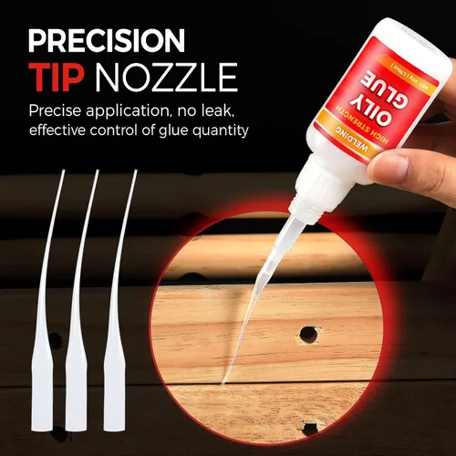 Miniatura 4 de 3 piezas de pegamento aceitoso de alta resistencia para soldadura, gel de superpegamento de soldadura mejorado 2025, adhesivo instantáneo, pegamento