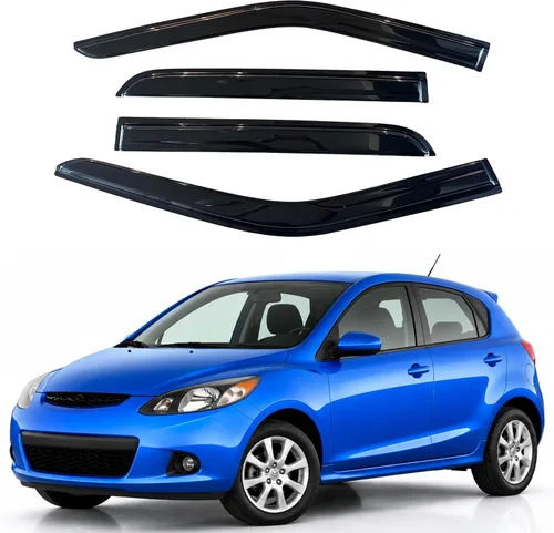 Miniatura 8 de Visor para ventana IG para Hyundai Venue 2020-2023, protector contra la lluvia, adhesivo extra duradero, deflector de viento para lado