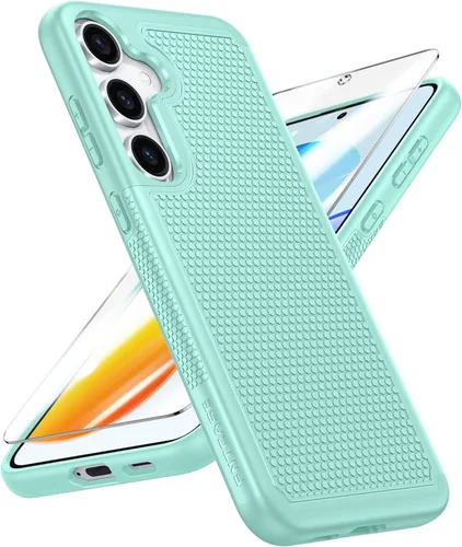 Miniatura 132 de FNTCASE Funda para teléfono Galaxy A14-5G: protección contra caídas de grado militar Samsung A14 5G, probada contra caídas de 14 pies, protector