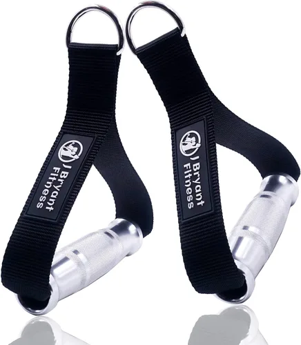 J Bryant Fitness - Asas de gimnasio de metal para accesorios de máquina de cables, asas de agarrar de aleación de aluminio resistentes de alta