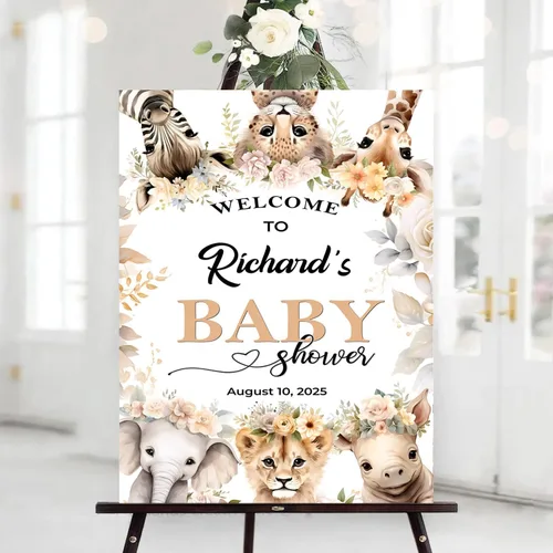 Miniatura 19 de Letrero personalizado de Baby In Bloom, letreros de bienvenida para baby shower, decoraciones de baby shower, baby shower, letrero de bebé