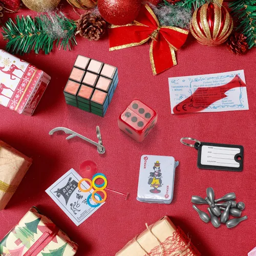Miniatura 8 de JOYIN Paquete de 8 recuerdos de fiesta de Navidad con diseño de cascanueces sin broches para fiestas con suministros de fiesta para niños y adultos