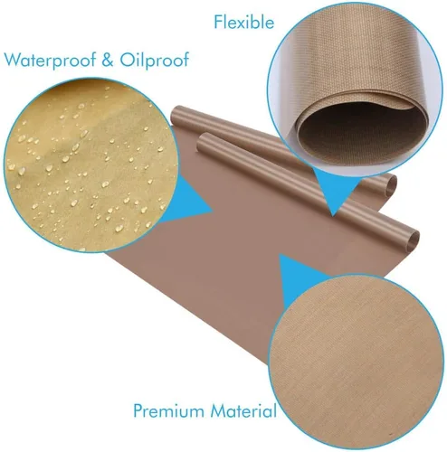 Miniatura 4 de Selizo Paquete de 10 hojas de teflón para transferencia de prensa de calor, antiadherentes, papel de transferencia de prensa de calor, 12 x 16