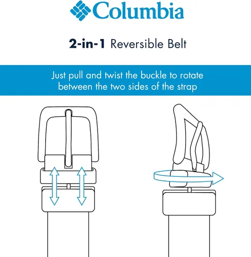 Miniatura 7 de Columbia Cinturón reversible clásico de 1 pulgada de ancho para niño